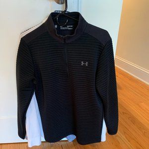 Under Armour Cold Gear 1/2 Zip Sweatshirt (Black)